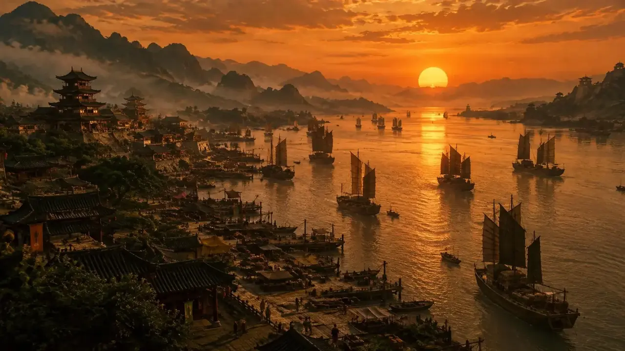 《最长的一次横渡》横版剧照，2026 年中国大陆电影